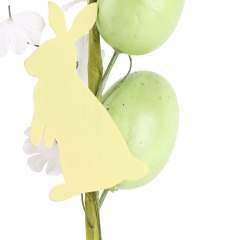 Декоративная веточка "Желтый кролик", 40 см (5004-019)