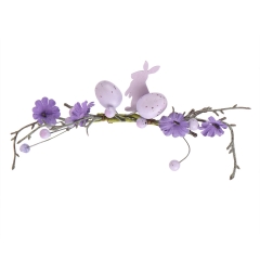 Декоративная веточка "Лавандовая композиция", 28 см (5004-025)