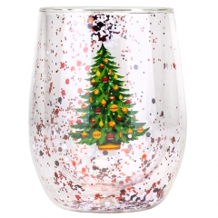 Стакан с двойными стенками "Елка", 300 мл (9179-002)