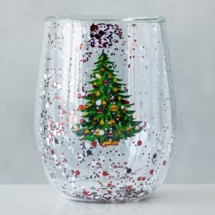 Стакан с двойными стенками "Елка", 300 мл (9179-002)