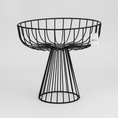 Фруктівниця металева "Модерн", чорна, 28*18 см (4012-002)