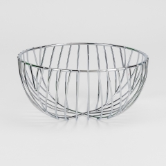 Фруктівниця металева "Нектар", срібна, 20*10 см (4012-010)