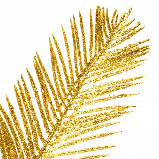 Декоративная ветвь "Золотое перышко" (8002-018)