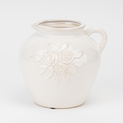 Ваза "Весеннее цветение", белая, 18 см (4011-022)