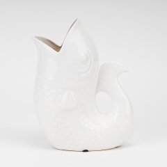 Ваза "Морской силуэт", белая, 28 см (4011-025)