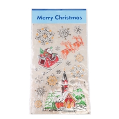 Наклейки "Счастливого Рождества" цветные (8816-006)