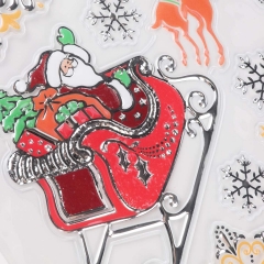 Наклейки "Счастливого Рождества" цветные (8816-006)