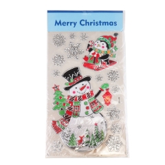 Наклейки "Приключения Пингвина и Снеговика" цветные (8816-007)