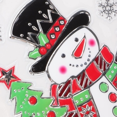 Наклейки "Приключения Пингвина и Снеговика" цветные (8816-007)