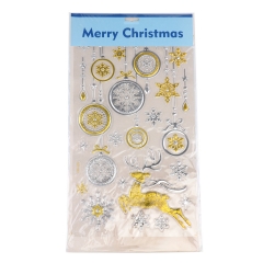 Наклейки "Олененок Рудольф и новогодние шарики" (8816-023)