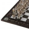 Набор шахмат "Греция" черная доска, 43,3х43,3 см (77745AB)
