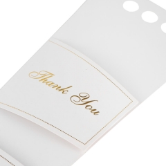 Упаковка для цветов"Thank You" 12*4*50, белая (8916-003-1)