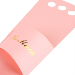 Упаковка для цветов"Thank You" 12*4*52, персиковая (8916-003-3)