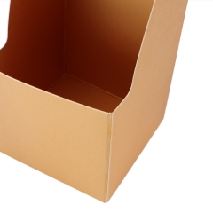 Коробка для цветов "Комплимент" 11*11*35, золотая (8916-006-3)