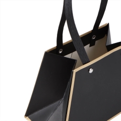 Коробка для цветов "Сумочка" 211310, черная (8916-009-4)