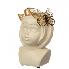 Керамическая ваза "Sweetheart", белая (8700-013)