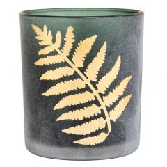 Подсвечник "Золотые листья", 8 см (6017-191)