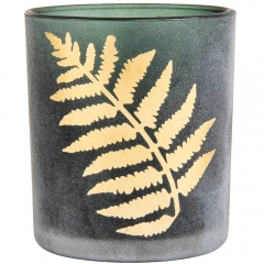 Подсвечник "Золотые листья", 10 см (6017-192)