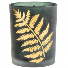 Подсвечник "Золотые листья", 12,5 см (6017-193)