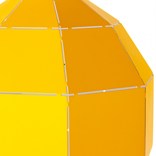 Люстра-підвіс жовта у формі кулі (NI003/yellow)