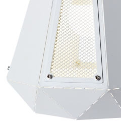 Люстра-подвес белая с декоративными вставками из сетки. (NI004/M/white) (NI004/M/white)