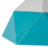 Люстра-підвіс біло-блакитна з трикутним дизайном (NI002/L/blue)