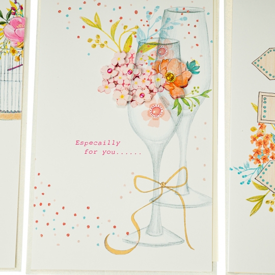 Серія листівок "Романтичні квіти" (8417-004)
