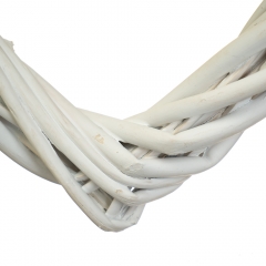 Венок подвесной из лозы "Изящное сердце" 34*34 см (5002-014)