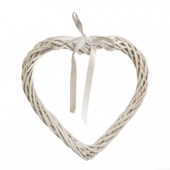 Венок подвесной из лозы "Изящное сердце" 29*29 см (5002-015)