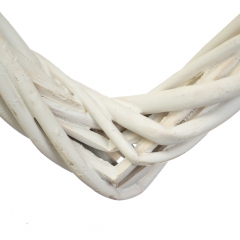 Венок подвесной из лозы "Изящное сердце" 25*24 см (5002-016)