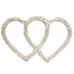 Венок подвесной из лозы "Изящное сердце" 45*30 см (5002-018)