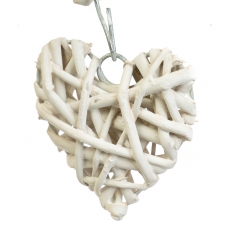 Венок подвесной из лозы "Сердечный тандем" 30*30 см (5002-023)