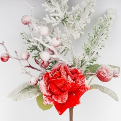 Декоративная ветвь "Ледяная сказка", 31 см (9257-004)