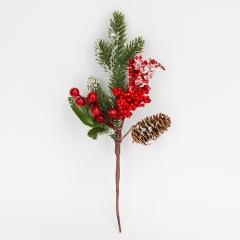 Декоративная ветвь "Рождественское чудо", 30 см (9257-011)