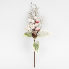 Декоративная ветвь "Снежная фантазия", 30 см (9257-016)