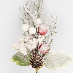 Декоративная ветвь "Снежная фантазия", 30 см (9257-016)