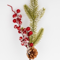 Декоративная ветвь "Морозные узоры", 31 см (9257-023)