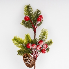 Декоративна гілка "Лісовий сніг", 27 см (9257-027)