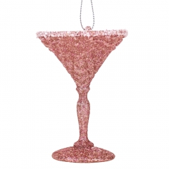 Елочная игрушка "Коктейль", 9 см (6027-007)