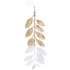 Елочная игрушка "Золотые листья", 27 см (6027-041)