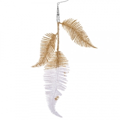 Елочная игрушка "Золотой папоротник", 28 см (6027-042)