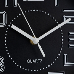 Часы "Ритмика", черные, 20 см (2016-012)