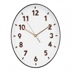 Часы "Экспанс", бело-бронзовые, 32*24 см (2016-018)