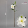 Лілія штучна, біла, 75 см (2028-028/white)