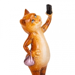 Статуэтка "Рыжая кошка", 18 см (9124-004)