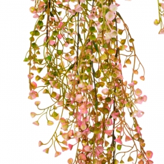 Штучна ампельна гілка, рожево-зелена, 85 см (8717-030)