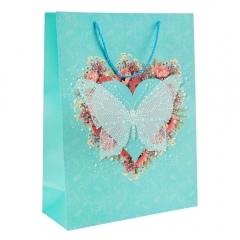 Подарочный пакет "Бабочка", 30*40 см * Рандомный выбор дизайна (9208-002)