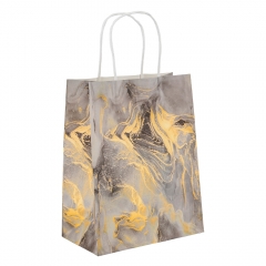 Подарочный пакет "Мрамор", 18*23 см * Рандомный выбор дизайна (9215-005)
