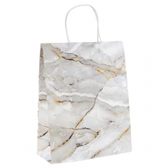 Подарочный пакет "Мрамор", 24*30,5 см * Рандомный выбор дизайна (9215-006)