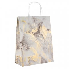 Подарочный пакет "Мрамор", 24*30,5 см * Рандомный выбор дизайна (9215-006)